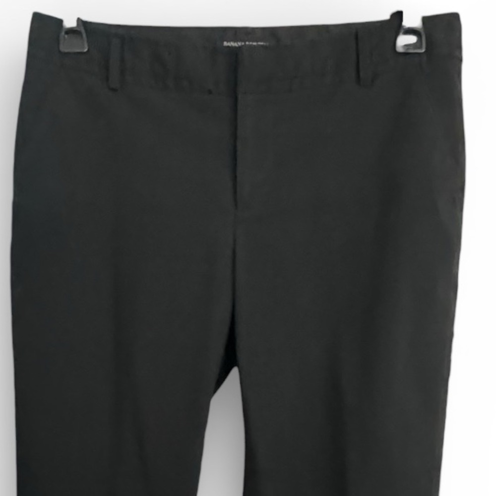Banana Republic Martin Fit Size 8R Black Straight Silhouette Fully Lined Pants - Picture 3 of 8